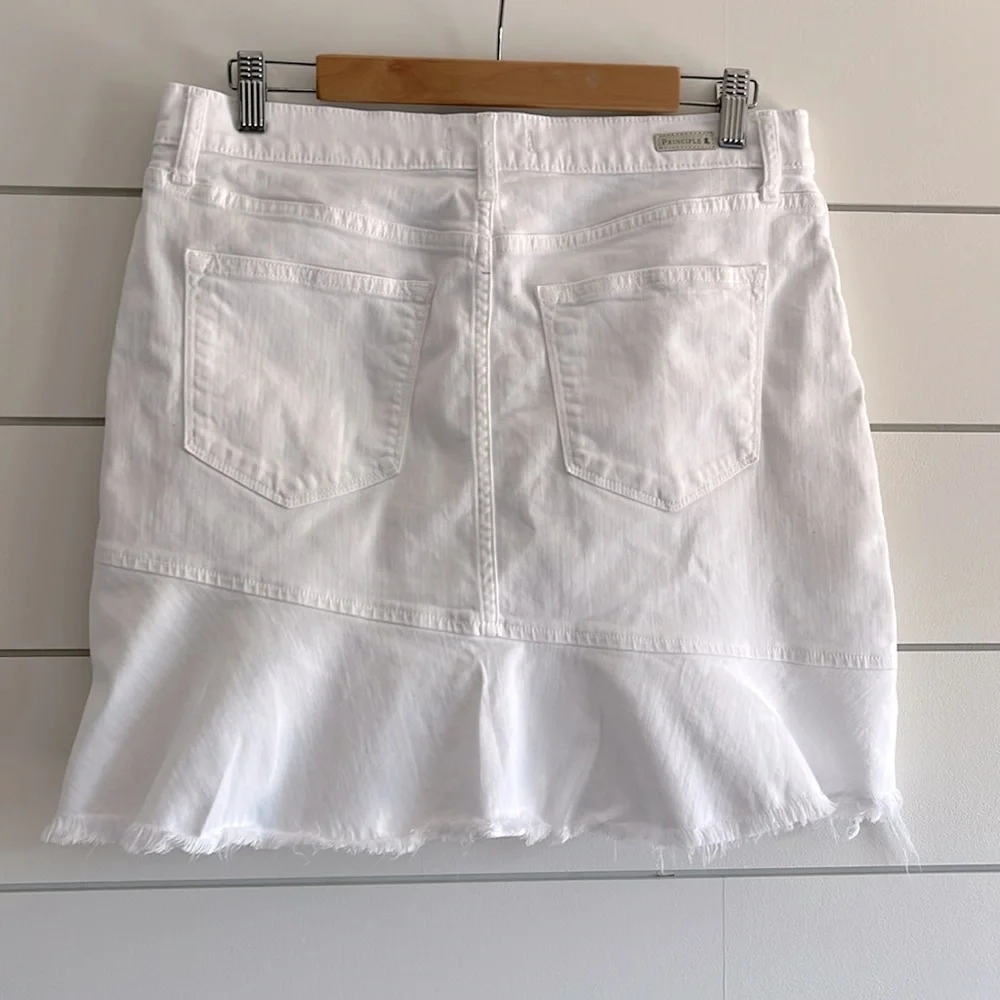 Principle Denin Innovators White Skirt